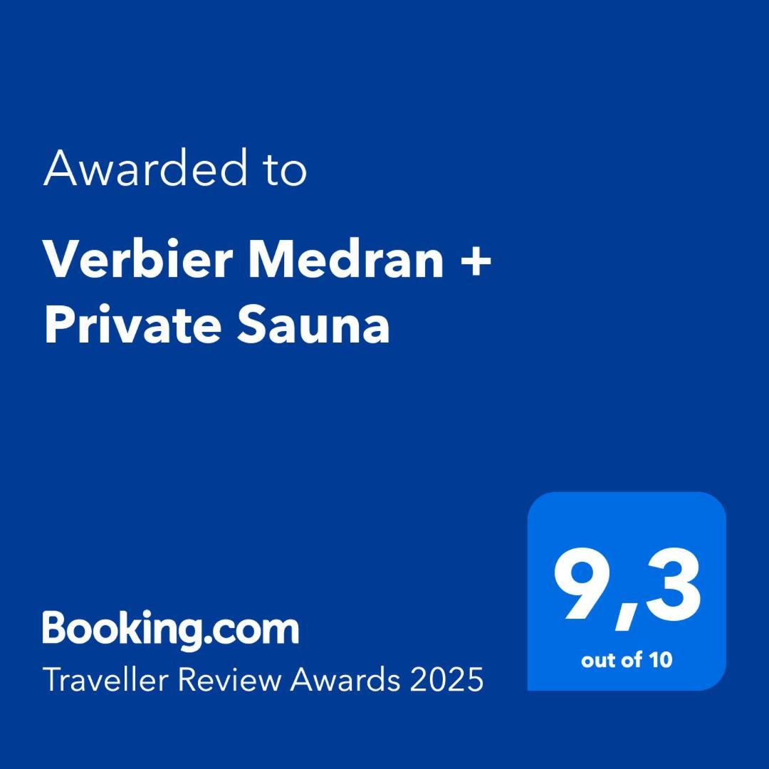 Verbier Medran + Private Sauna Экстерьер фото